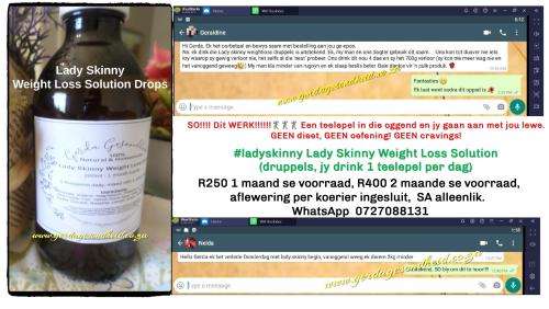 Lady Skinny  / Skinny Guy Natural Weight Loss Solution 2 month supply