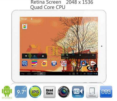 Ainol NOVO9 Spark 9.7" Retina Quad core A31 Android 4.1 tablet pc White HDMI MID