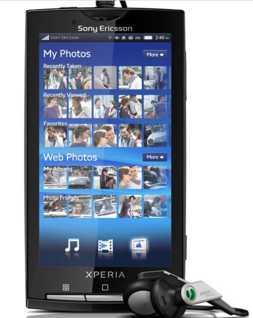 Sony Ericsson X10 black (Unlocked) Smartphone