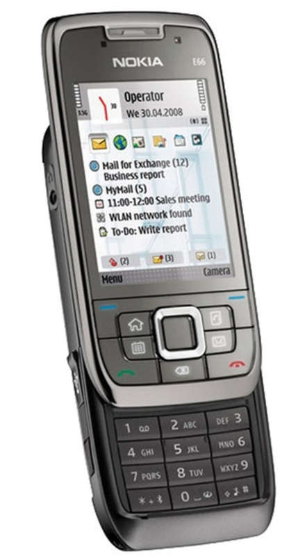 Nokia E66 - grey (Unlocked) WIFI GPS Cellular Phone