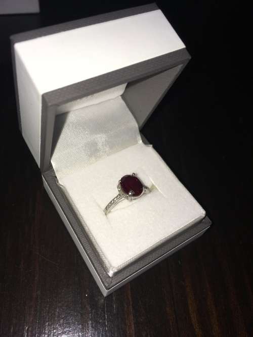 Ruby July Birthstone Ring