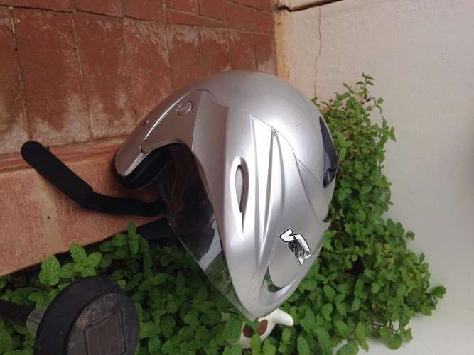 VR-1 Open face helmet (XL, Silver)** R1 - NO RESERVE**