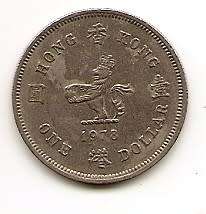 1978 HONG KONG ONE DOLLAR
