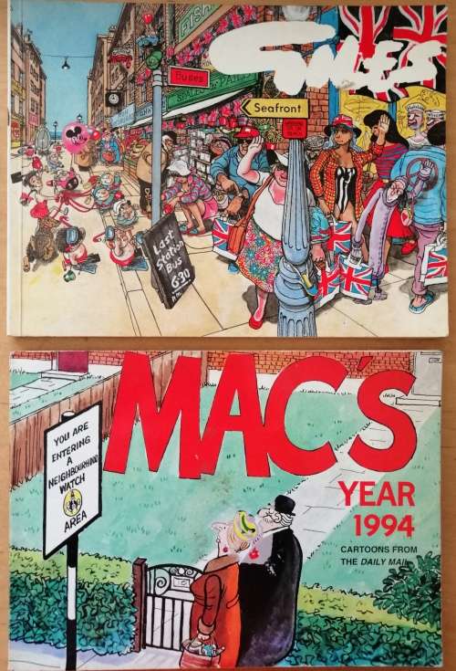 GILES AND MACS CARTOON BOOKS