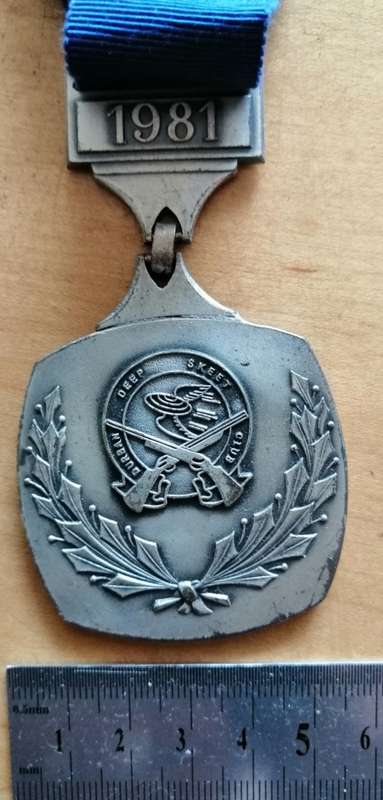 DURBAN DEEP SKEET CLUB MEDAL 1981