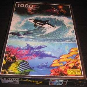 WHALES, DOLPHINS AND FISH - 1000 PIECE PUZZLE