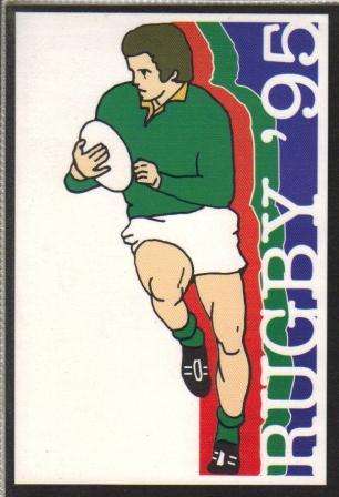 RSA 1995 RUGBY POSTCARD