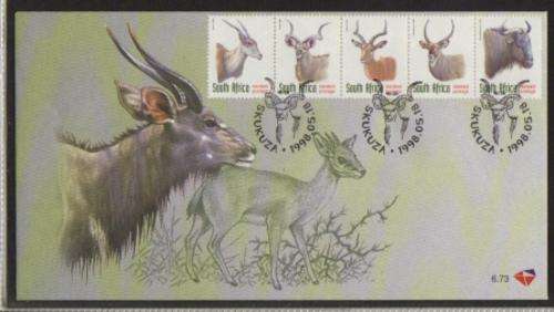 RSA 1998 ANTELOPE DEFINITIVE FDC 6.73 WILDEBEEST IN POSITION 5