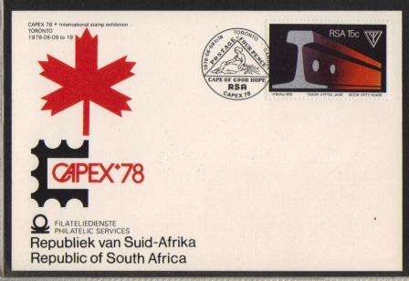RSA 1978 CAPEX 78 TORONTO EXHIBITION DATE STAMP CARD