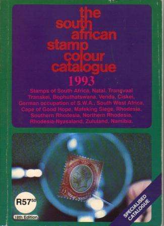 SA COLOUR CATALOGUE SACC 1993 18TH EDITION - MARKED
