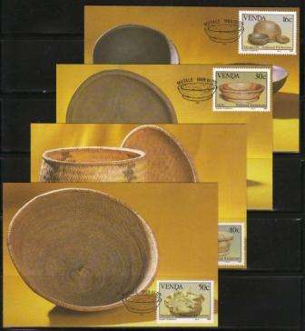 VENDA 1989 TRADITIONAL KITCHENWARE SET OF 4 MAXIMUM CARDS
