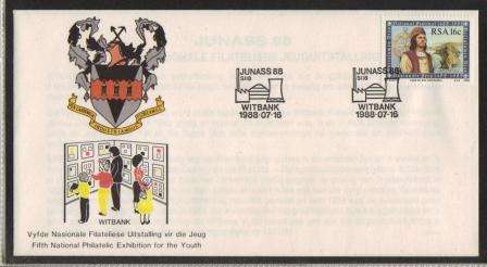 RSA 1988 COM COVER 5TH NATIONAL PHILATELIC YOUTH EXHIBITION
