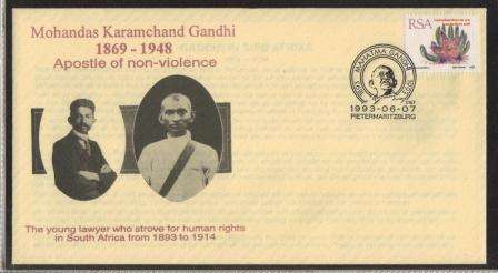 RSA 1993 MOHANDAS KARAMCHAND GANDHI COM COVER