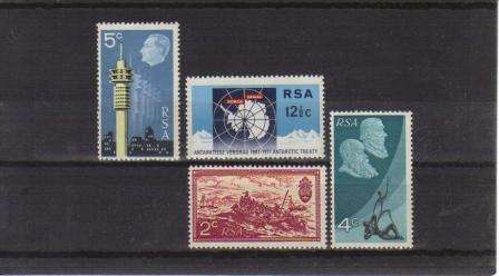 RSA 1971 MNH COMMEMORATIVE SINGLES COMPLETE (4 SINGLES)