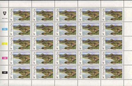 VENDA 1981 LAKES & WATERFALLS SET OF 4 MNH FULL SHEETS OF 25