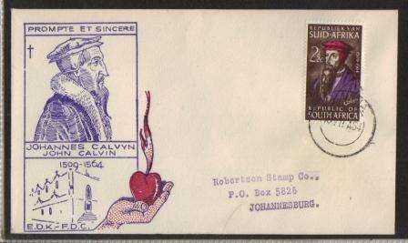 RSA 1964 CALVIN FDC CXD CALVINIA 10/7/1964