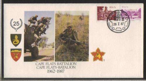 SA ARMY COVER #1 25TH ANNIVERSARY CAPE FLATS BATTALION