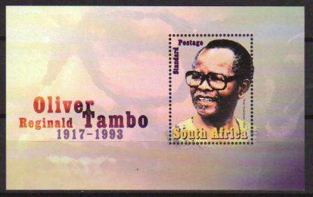 RSA 2003 OLIVER TAMBO MNH MINIATURE SHEET