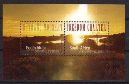 RSA 2005 FREEDOM CHARTER MNH MINIATURE SHEET