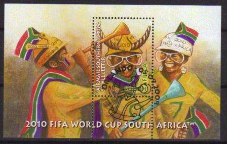 RSA 2008 FIFA WORLD CUP SOCCER SA CTO MINIATURE SHEET