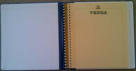 VENDA BLUE RINGBINDER AND SLIPCASE WITH 50 QUALITY PAGES