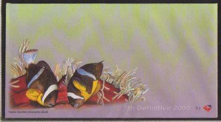RSA 2000 7TH DEFINITIVE FISHES UNSERVICED FDC 7.1