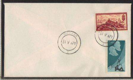RSA 1971 10TH ANNIV RSA SET OF 2 ON PRIVATE FDC CXD WITBANK 31/5/71