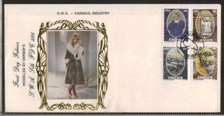 SWA KARAKUL INDUSTRY LIMITED EDITION SILK FDC # 4/86