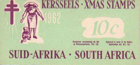 RSA 1962 10c CHRISTMAS LABELS BOOKLET COMPLETE