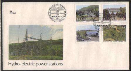 TRANSKEI 1986 HYDRO ELECTRIC POWER OFFICIAL FDC 2.9