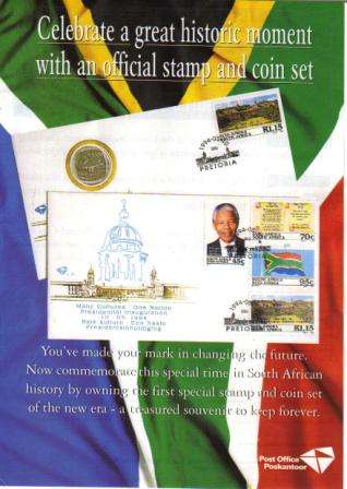 RSA 1994 MANDELA INAUGURATION FLYER/ORDER FORM