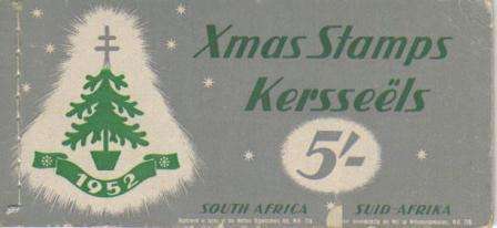 UNION SA 1952 5S CHRISTMAS BOOKLET COMPLETE