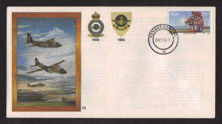 SA AIR FORCE (SAAF) FLIGHT COVER # 13 - 40TH ANNIVERSARY FORMATION 28 SQUADRON