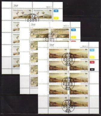 BOP 1986 THABA NCHU SET OF 3 CTO FULL SHEETS OF 10