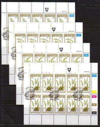 VENDA 1985 FERNS SET OF 4 CTO FULL SHEETS OF 10