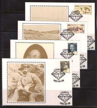 SWA 1983 DISCOVERY OF DIAMONDS SET OF 4 LIMITED EDITION MAXISILK CARDS # 2