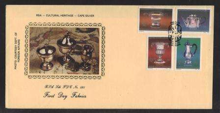 RSA 1985 CAPE SILVER LIMITED EDITION SILK FDC #5/85