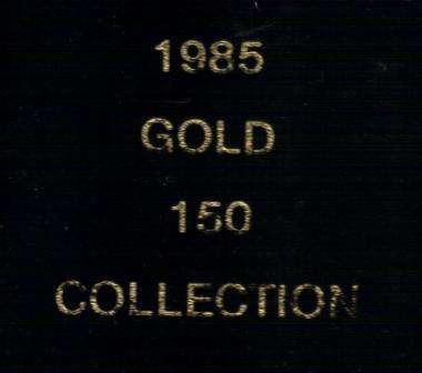 RSA 1985 Gold Foil FDC collection in album - no. 105 of limited edition of 150