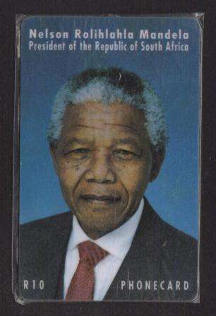 RSA 1994 NELSON MANDELA PHONECARD NEW AND SEALED