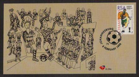 RSA 1996 AFRICAN CUP OF NATIONS CHAMPIONS MAXIMUM CARD 6.29a