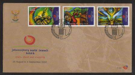 RSA 2002 WORLD SUMMIT FDC 7.44