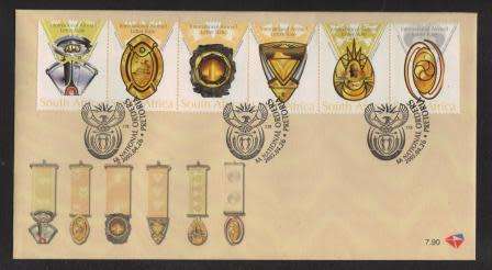 RSA 2005 SA NATIONAL ORDERS OFFICIAL FDC 7.90