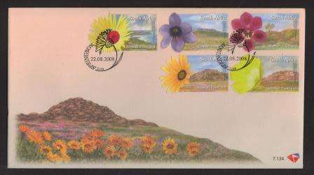 RSA 2008 FLOWERS OF NAMAQUALAND FDC 7.134