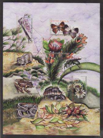 RSA 2004 ECOLOGY OF TABLE MOUNTAIN MNH FULL SHEET OF 10