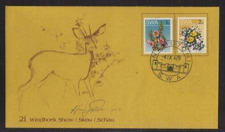 SWA 1979 WINDHOEK SHOW COM COVER SIGNED