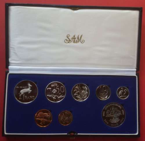 RSA 1986 SHORT PROOF SET IN CASE
