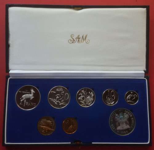 RSA 1989 SHORT PROOF SET IN CASE