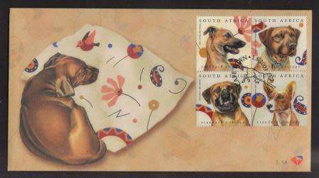 RSA 2003 JUNASS DOGS OFFICIAL FDC 7.58