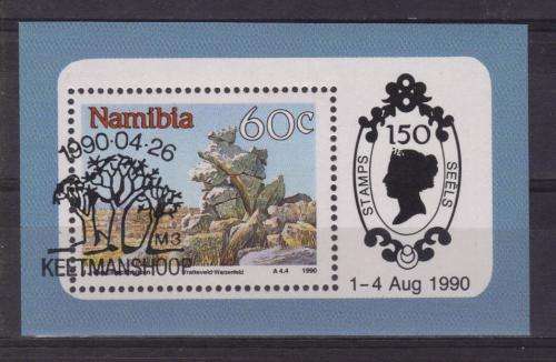NAMIBIA 1990 SIGHTS USED (CTO) MINIATURE SHEET
