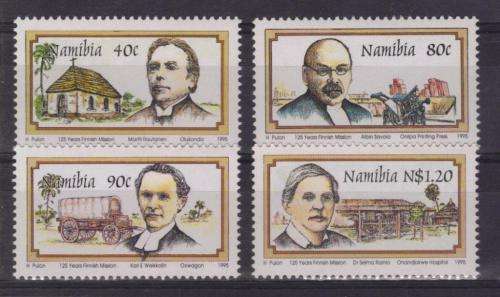 NAMIBIA 1995 FINNISH MISSIONARIES SET OF 4 MNH SINGLES